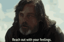 Reach Out With Your Feelings The Force GIF - Reach Out With Your Feelings The Force Luke Skywalker GIFs