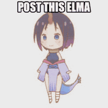 Post This Elma Elma GIF - Post This Elma Elma Dragon Maid GIFs
