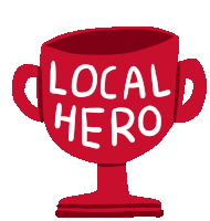 Dayamaya Local Hero Sticker - Dayamaya Local Hero Cup Stickers