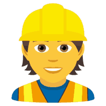 construction worker people joypixels hard hat safety helmet