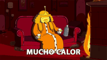 Mucho Calor King GIF - Mucho Calor King Adventure Time GIFs