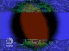 a sign that says vlley o lbbers on a blue background