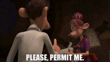 Flushed Away Roddy St James GIF - Flushed Away Roddy St James Please Permit Me GIFs