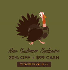 Thanksgiving Sale New Customer Exclusive GIF - Thanksgiving Sale Sale New Customer Exclusive GIFs