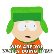 why are you really doing this kyle broflovski south park s6e17 red sleigh down