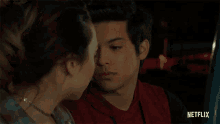 Kissing Xolo Maridueña GIF - Kissing Xolo Maridueña Miguel Diaz GIFs