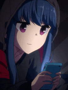 Anime Yuru Campδ GIF - Anime Yuru Campδ Texting GIFs