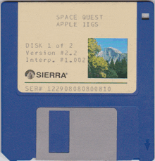 Space Quest Floppy Disk GIF