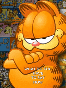 Garfield Cute GIF - Garfield Cute Blink GIFs