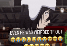 Even She Was Weirded Tf Out Fyodor GIF - Even She Was Weirded Tf Out Fyodor Bungo Stray Dogs GIFs