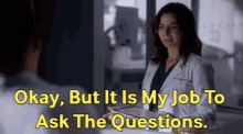 Greys Anatomy Amelia Shepherd GIF - Greys Anatomy Amelia Shepherd Okay But It Is My Job To GIFs