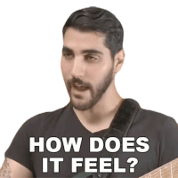 How Does It Feel Rudy Ayoub Sticker - How Does It Feel Rudy Ayoub Does It Feel Good Stickers