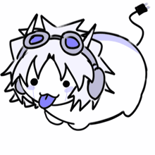 a drawing of a person wearing headphones and glasses