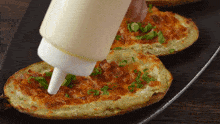 Putting Some Sour And Cream Guga Foods GIF