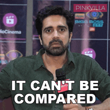 It Can'T Be Compared Avinash Sachdev GIF - It Can'T Be Compared Avinash Sachdev Pinkvilla GIFs