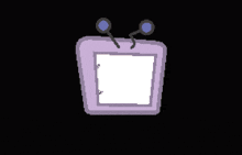 a pixel art drawing of a tv with the word live on it