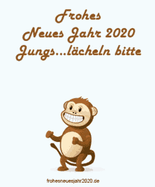 Frohes Neues Jahr2020 Monkey Dancing GIF - Frohes Neues Jahr2020 Monkey Dancing GIFs