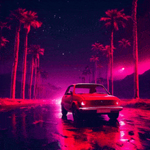 Synthwave Car GIF - Synthwave Car Red GIFs