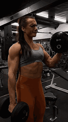 Girl Bodybuilding GIF