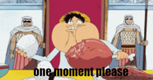 Luffy Eating GIF - Luffy Eating Give Me A Sec GIFs