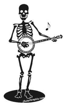 Guitar Skeleton GIF - Guitar Skeleton Music GIFs