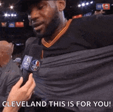 Lebron James Cleveland GIF - Lebron James Cleveland This Is For You GIFs