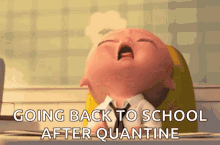 Quarantine Life Back To School GIF