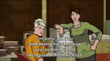Fort Kickass GIF - Archer Krieger Not Listening GIFs