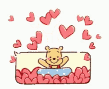 Winnie The Pooh Pooh Bear GIF - Winnie The Pooh Pooh Bear Hearts GIFs