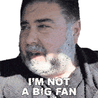 Im Not A Big Fan Chris Frezza Sticker - Im Not A Big Fan Chris Frezza I Hate It Stickers