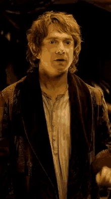 Bilbo Well Excuse Me GIF - Bilbo Well Excuse Me Martin Freeman GIFs