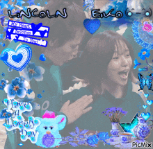 a picture of a boy and a girl with the words lincoln eiko