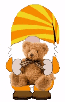 teddy bear gnome