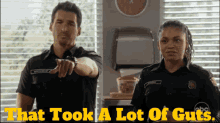 Station19 Travis Montgomery GIF - Station19 Travis Montgomery That Took A Lot Of Guts GIFs