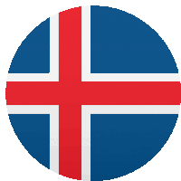 Iceland Flags Sticker - Iceland Flags Joypixels Stickers