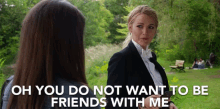 You Do Not Want To Be Friends With Me Dont Like To Mingle GIF - You Do Not Want To Be Friends With Me Dont Like To Mingle Dont Want To Hangout With Me GIFs