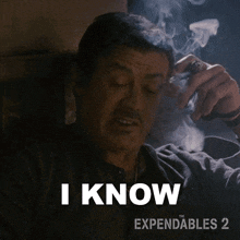 I Know Barney Ross GIF - I Know Barney Ross Sylvester Stallone GIFs