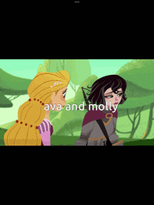 Ava And Molly Rapunzel GIF - Ava And Molly Rapunzel Tangled The Series GIFs