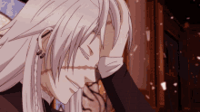 black butler handsome smile petals anime