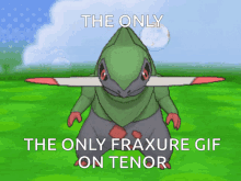 Fraxure Fraxure Gif GIF - Fraxure Fraxure Gif The Only Fraxure GIFs