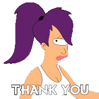 Thank You Leela Sticker - Thank You Leela Katey Sagal Stickers