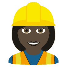 construction worker joypixels builder hard hat safety first