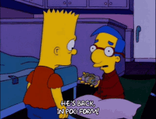 Hes Hes Back In Pog Form GIF - Hes Hes Back In Pog Form The Simpsons GIFs