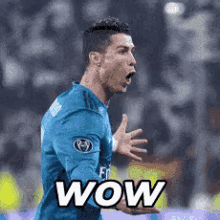 C罗 世界杯 足球 帅 哇 激动 GIF - Cristiano Ronaldo World Cup Football GIFs