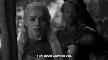 Daenerys Jorah GIF - Daenerys Jorah I Will Never Abandon You GIFs