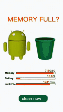 Pamięćjest Pełna Oczyśćsystem Android GIF - Pamięćjest Pełna Oczyśćsystem Android Rectify11 GIFs