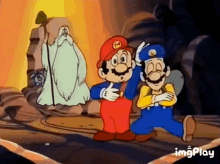 Mario Luigi GIF - Mario Luigi Dance GIFs