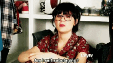 Zooey Des Chanel New Girl GIF - Zooey Des Chanel New Girl Self Sabotaging GIFs
