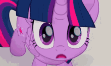 Staring Up GIF - Twilight Sparkle Blank Stare My Little Pony GIFs