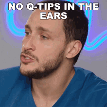 No Q Tips In The Ears Mikhail Varshavski GIF - No Q Tips In The Ears Mikhail Varshavski Doctor Mike GIFs